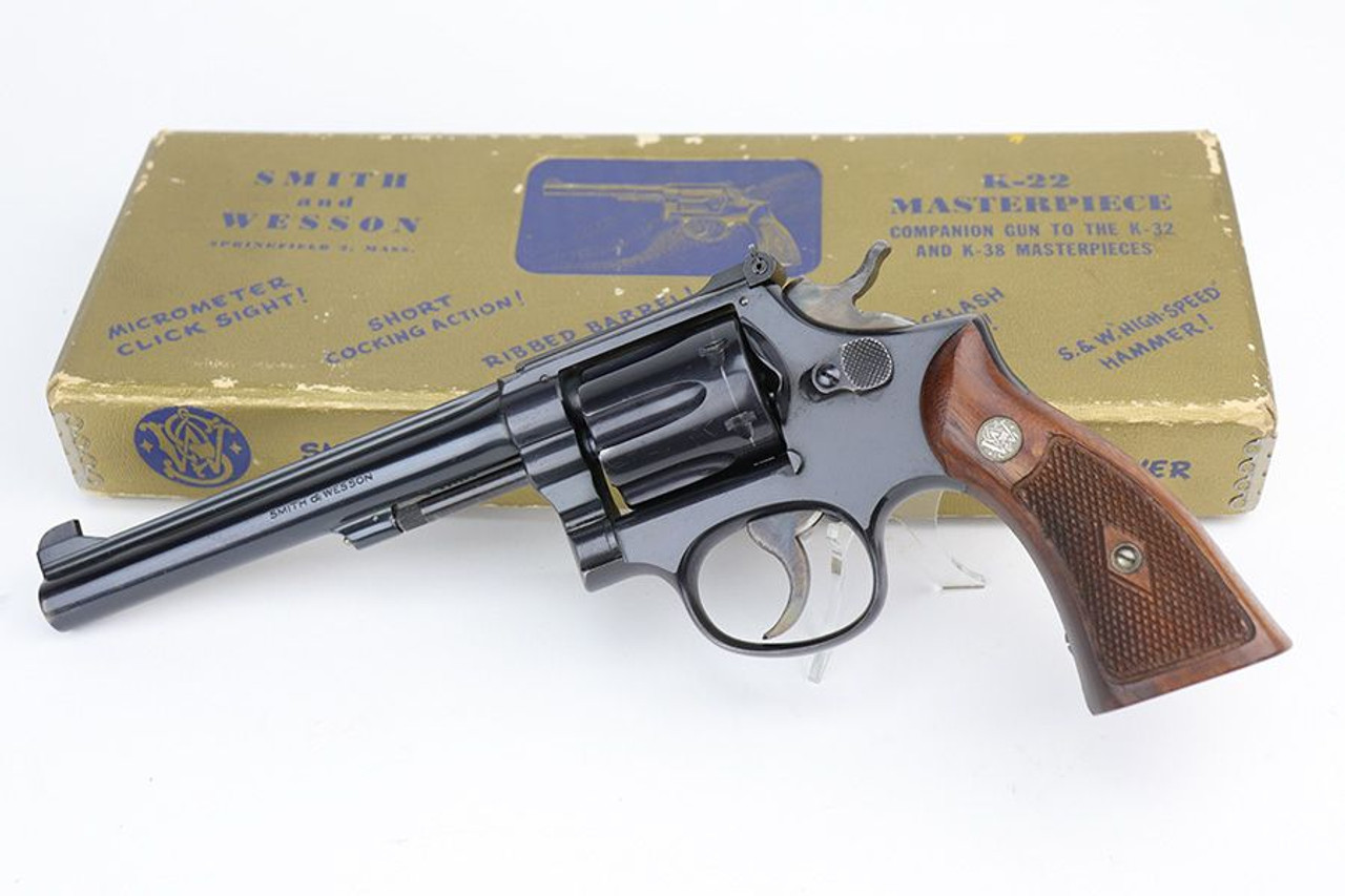 Smith & Wesson Pre-17 Masterpiece Revolver - 1