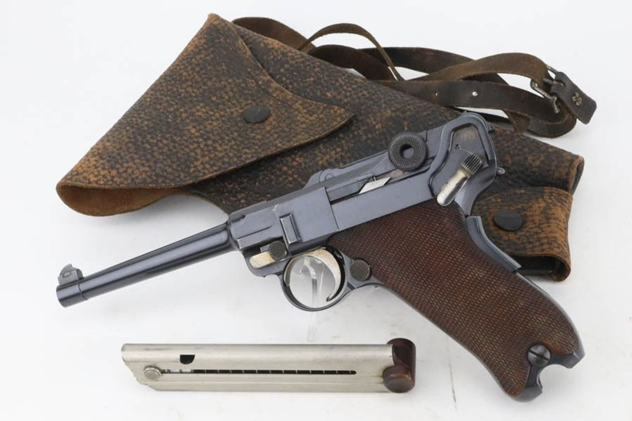 Gorgeous 1906 DWM American Eagle Luger Rig - 1