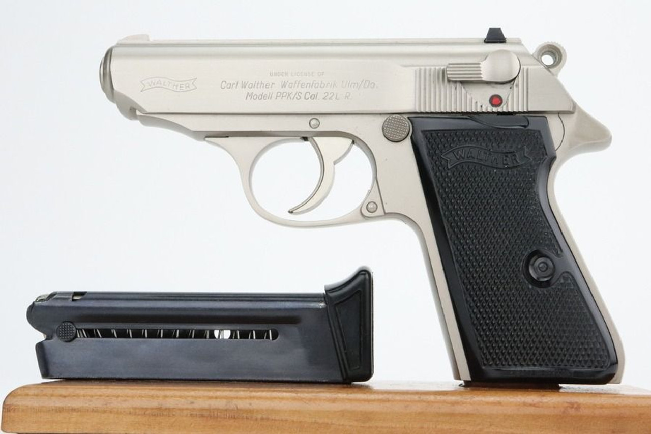 Satin Nickel Walther / Manurhin PPK/S - .22 LR - 1