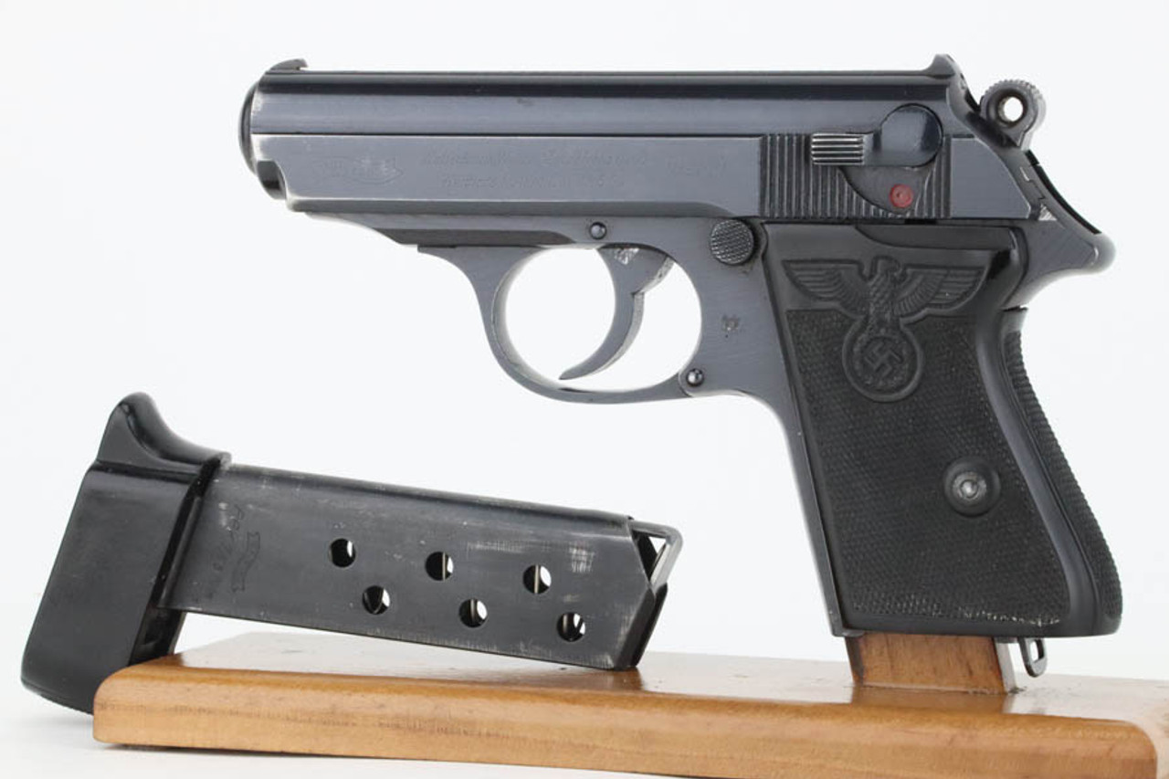 SOLD - Walther PPK - Black Party Leader Grip & SS Runes