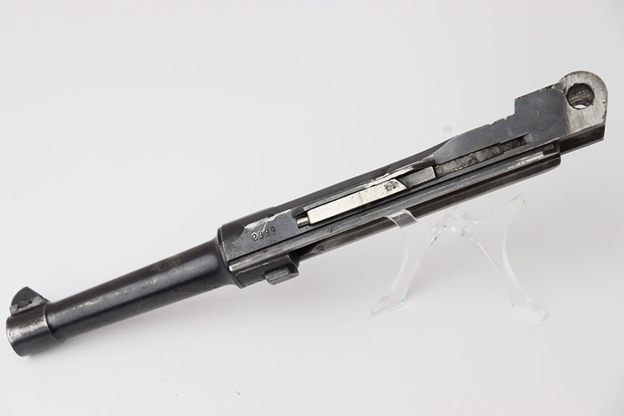 SOLD - 1916 DWM Luger Receiver - Dented Barrel