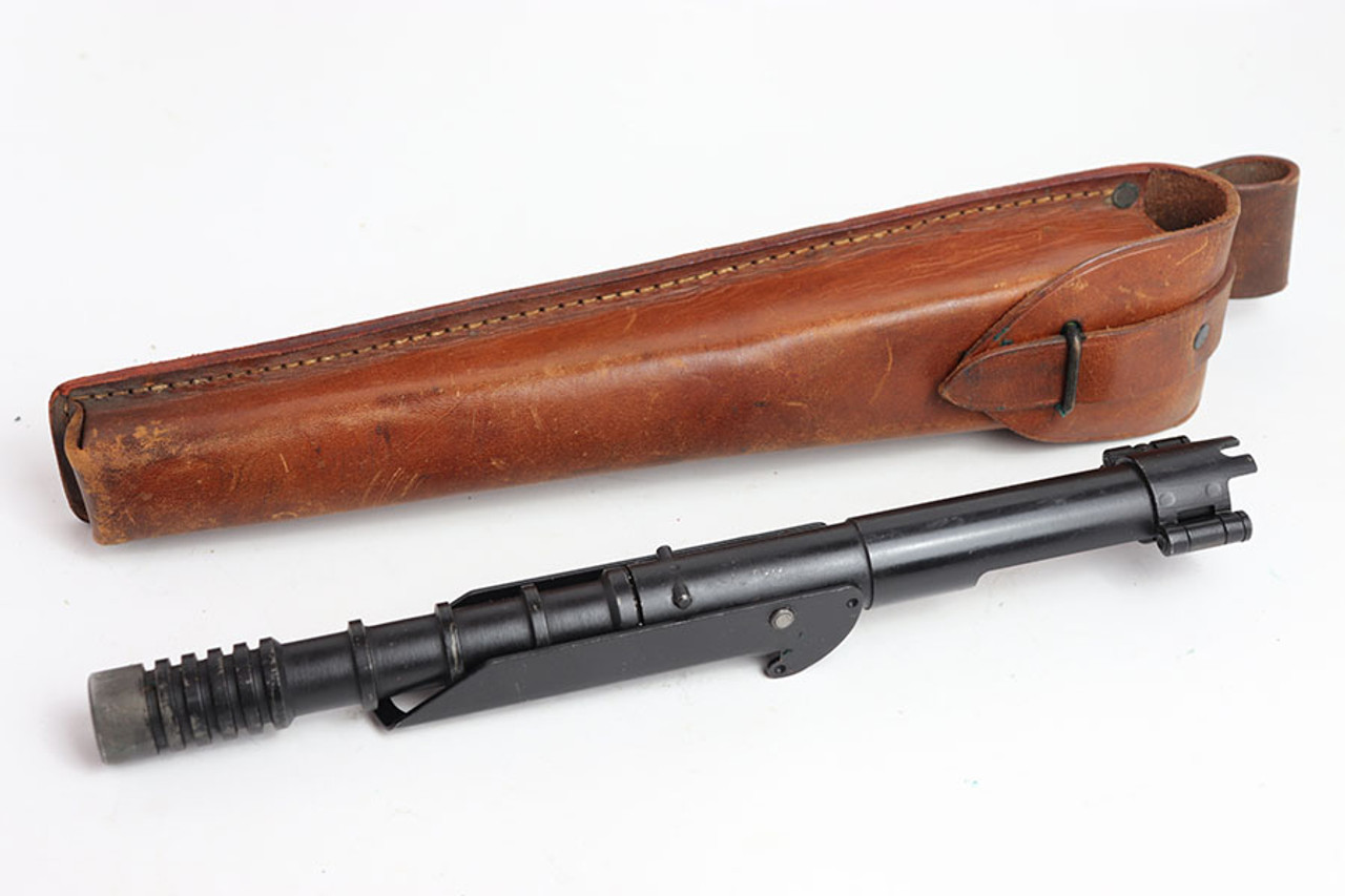 SOLD - Australian SLR Grenade Launcher Extension with Leather Case – Lithgow “MA” Marked