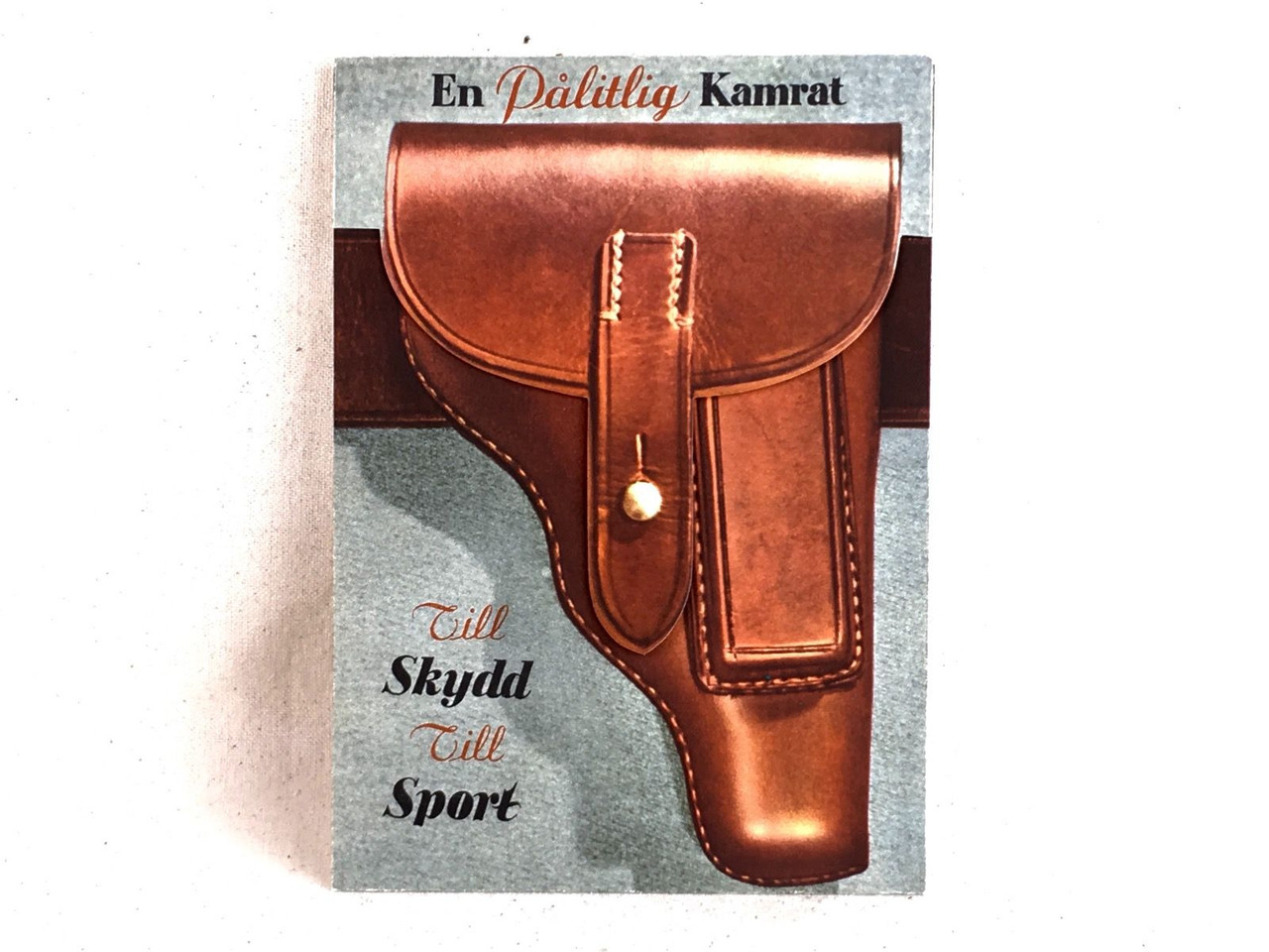Walther PP & PPK Salesman Brochure Rare Swedish - 1