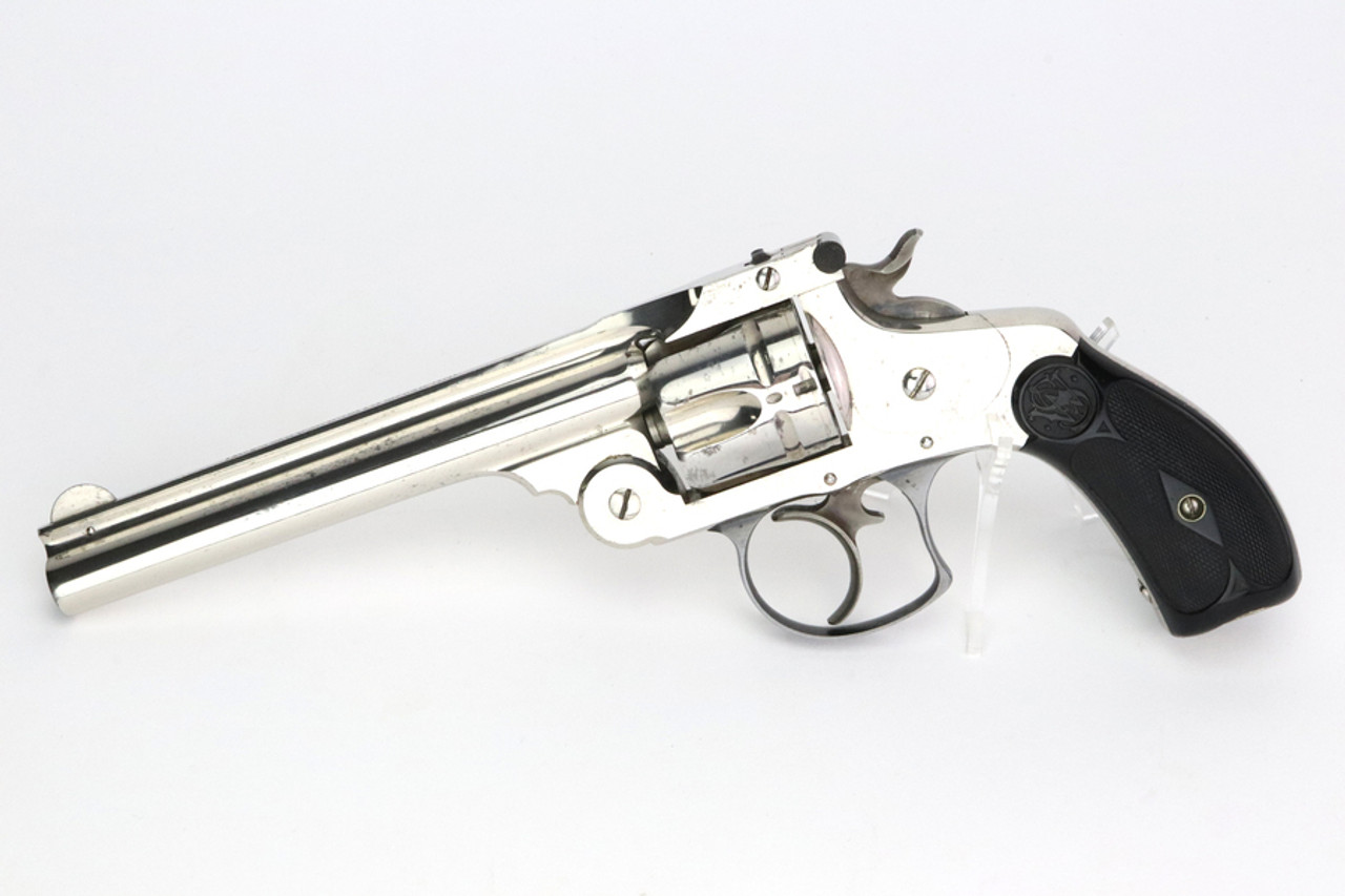 ミッチーREVOLVER INNOVATION ONE (X) GTD Boxed, Nickel Smith and Wesson 4th Model Top Break Revolver