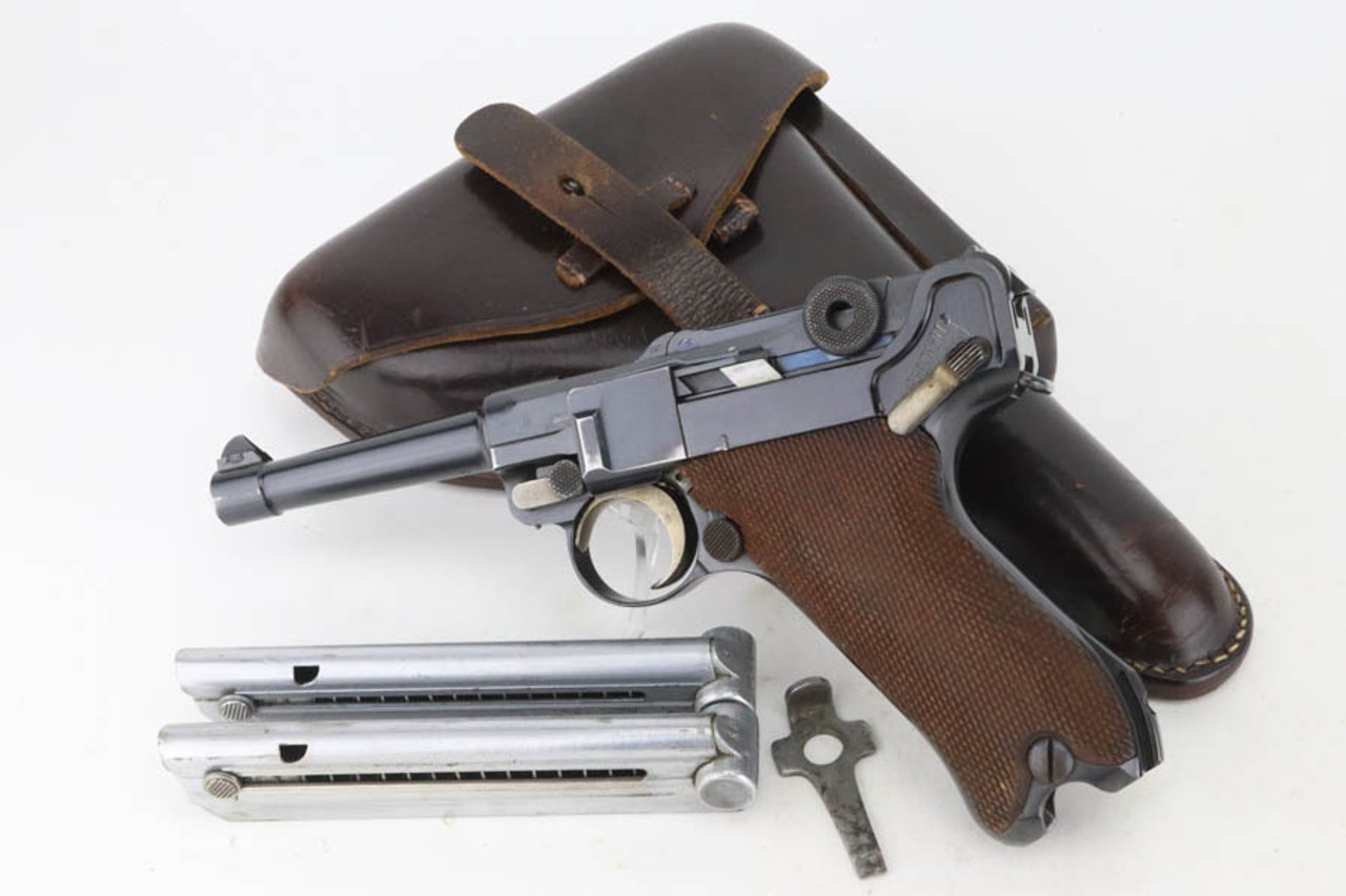 SOLD - 1920's DWM Luger Rig - Nazi Police Rework