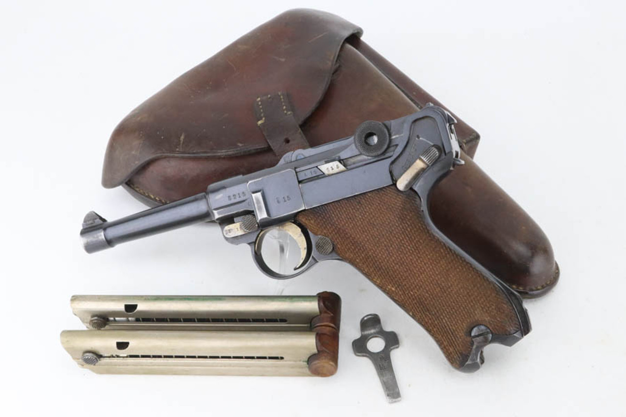 SOLD - Excellent 1913 Erfurt Luger Rig