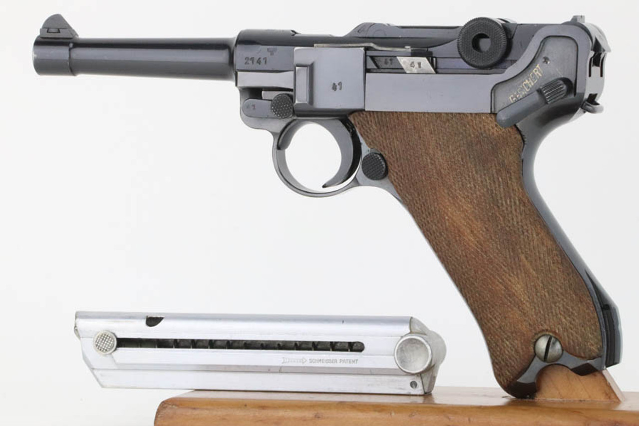 SOLD -  Minty 1941 Mauser Banner Luger - Police Eagle/L