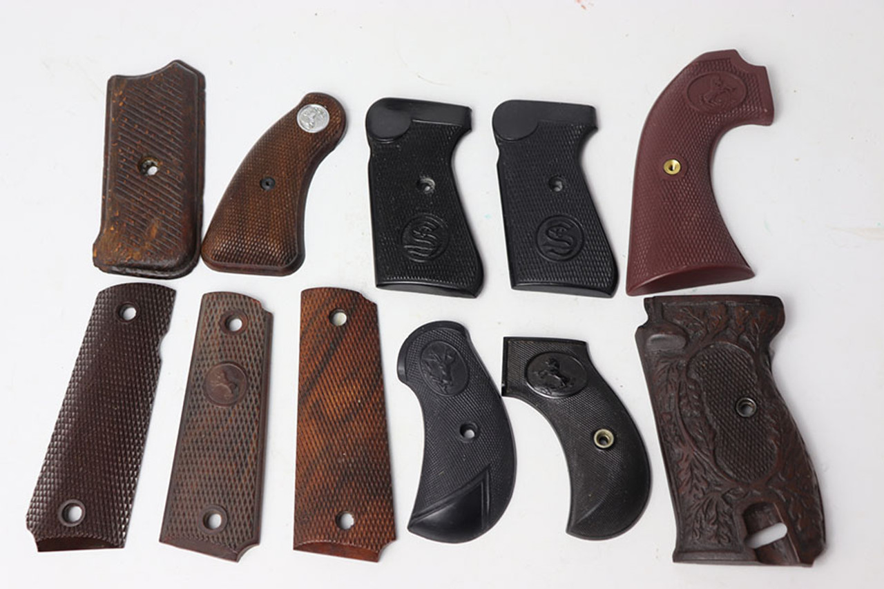 SOLD - Lot of 11 Magazine Panels – Colt, P38, Sauer 38H, MP40, Python, 1911