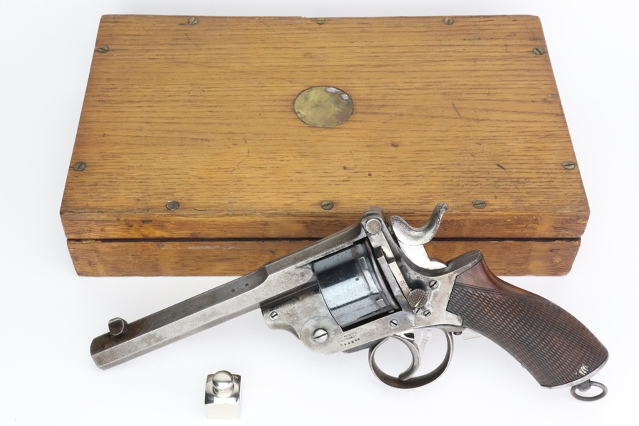 Cased British Webley Pryse-Pattern Double Action Revolver