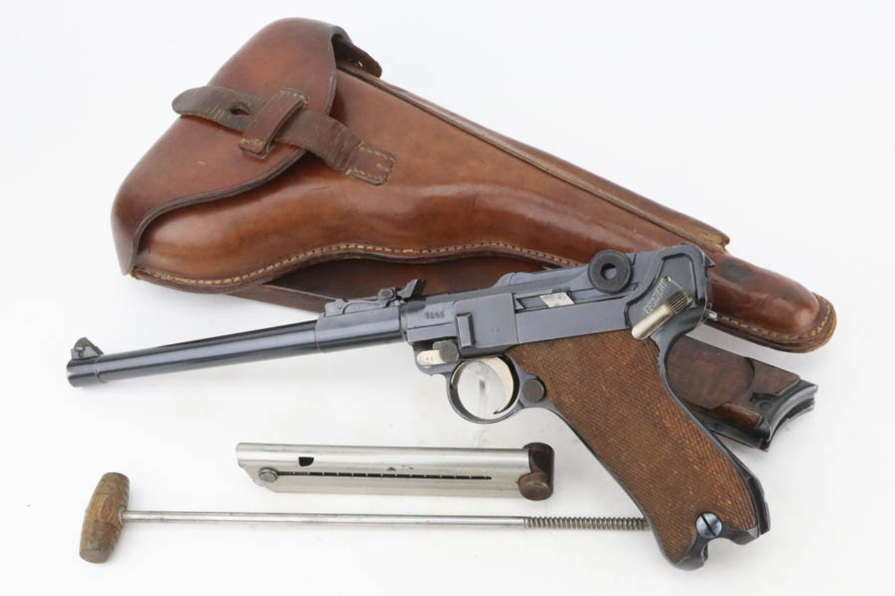 SOLD - Excellent DWM LP.08 Artillery Luger w/ Stock - 1917 mfg