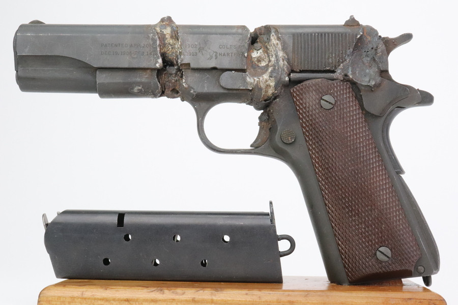 1945 Colt Model 1911A1 - Melted Relic - photo 1 of 13