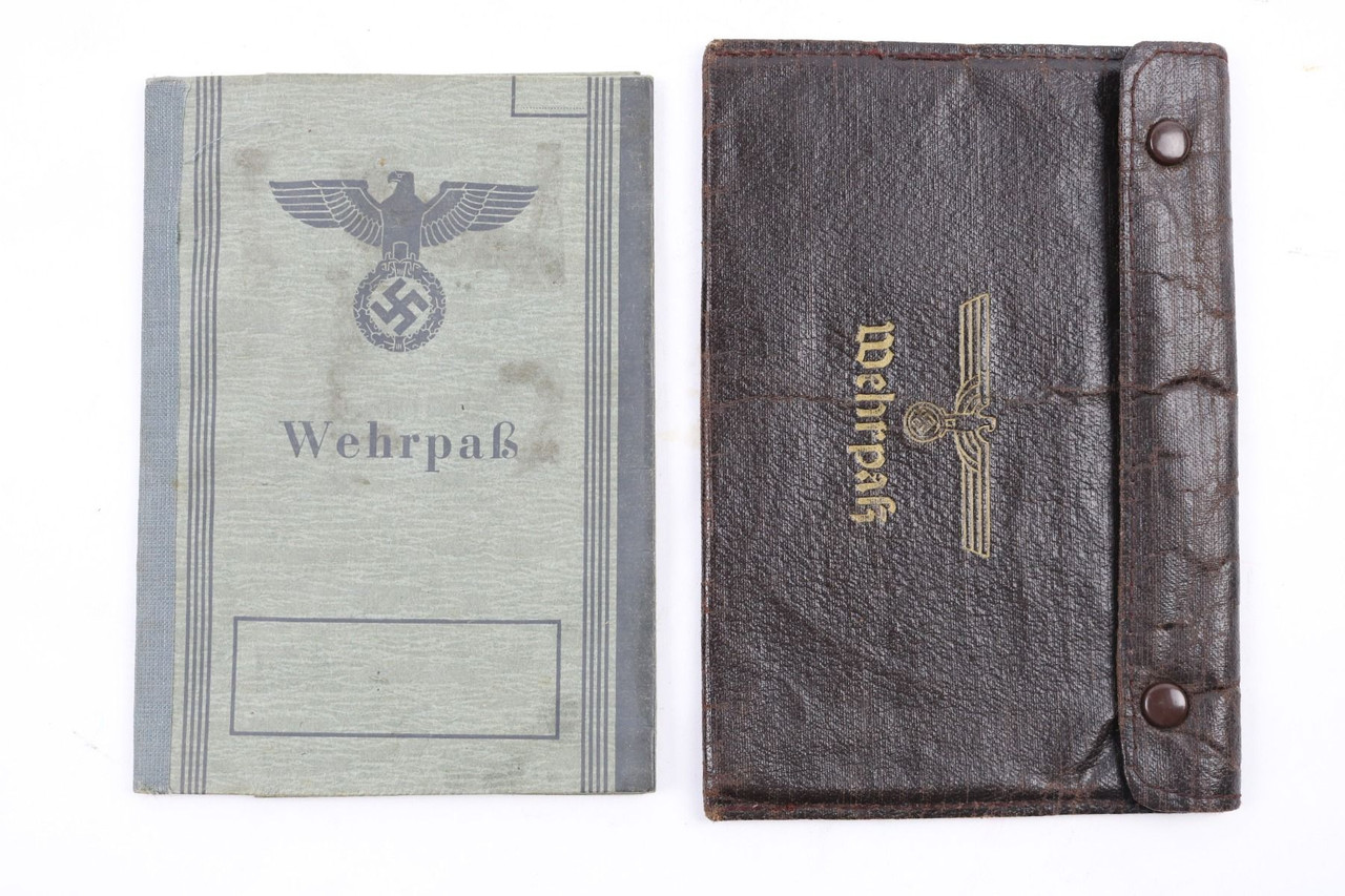 Nazi Wehrpass Case & Sleeve - 1