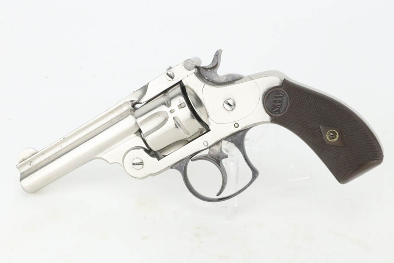 SOLD - Nickeled Smith & Wesson DA Top-Break Revolver - .38 S&W