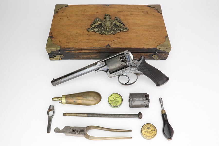 Cased Deane Adams & Deane M1851 Self-Cocking Revolver - photo 1 of 35