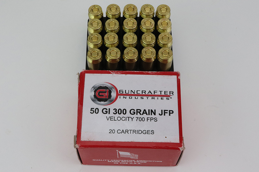 Guncrafter Industries .50 GI 300gr Ammo - 20rds - photo 1 of 4