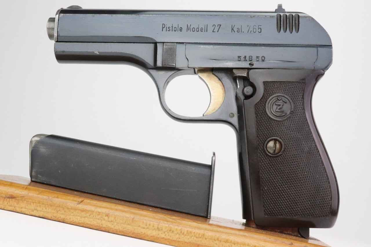 SOLD - Excellent, Nazi CZ Model 27 - High Polish