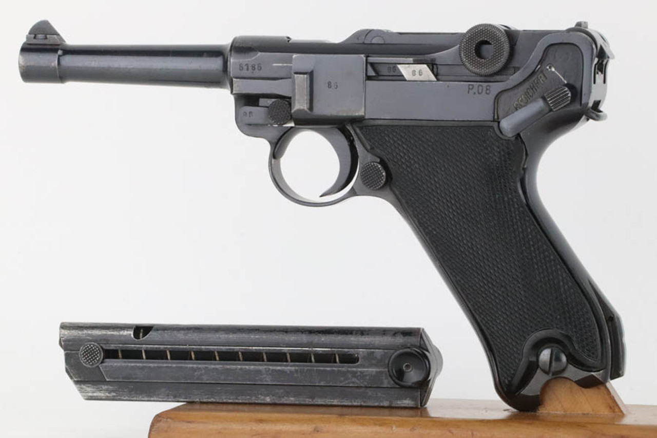 SOLD - Excellent 1941 "Black Widow" Mauser Luger - BYF 41