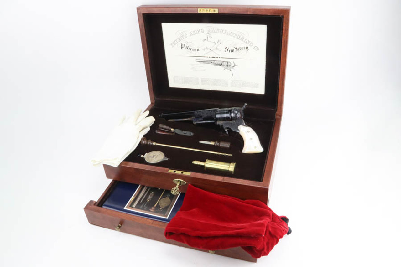 SOLD - Cased Samuel Colt Texas Paterson Revolver - US Historical Society