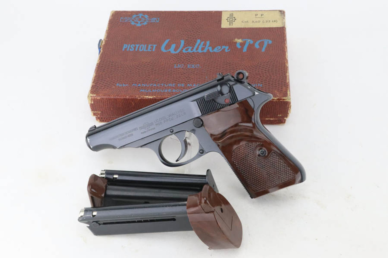 SOLD - Minty, Boxed Manurhin Walther PP .22 LR - Swedish Police