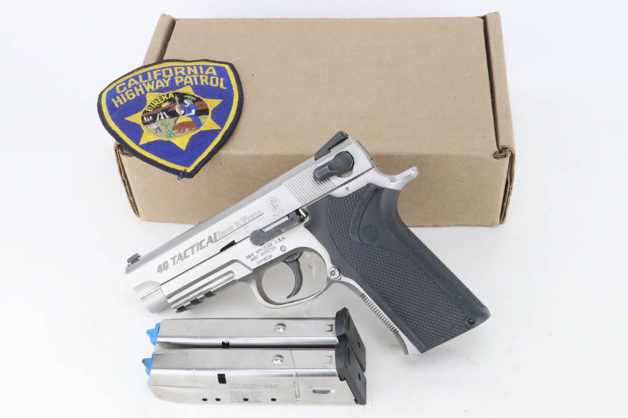 SOLD - Boxed Smith & Wesson 40 Tactical (4006TSW) - California Highway Patrol