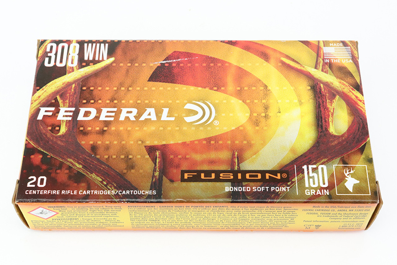 Federal .308 Winchester 150gr Fusion Soft Point - 20 Rounds