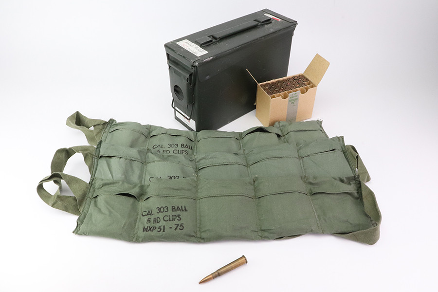 Surplus .303 British Ammunition - 169 Rounds - photo 1 of 6
