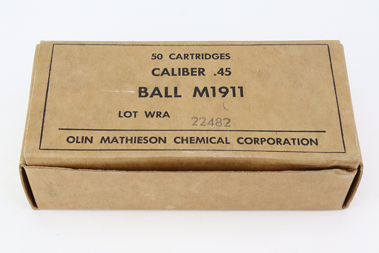 Military Surplus .45 ACP Ammo - 50 Rounds