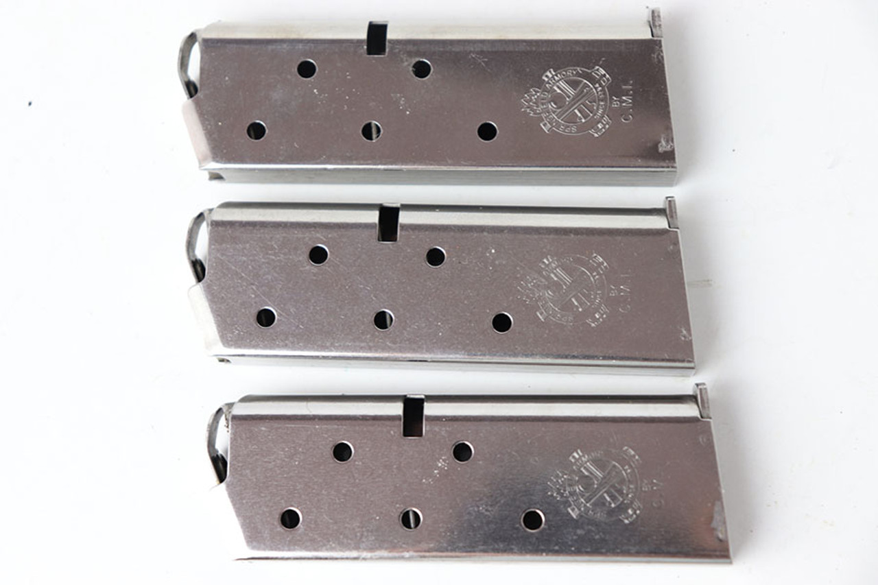 Springfield Armory 1911 Six Round Magazines - Three