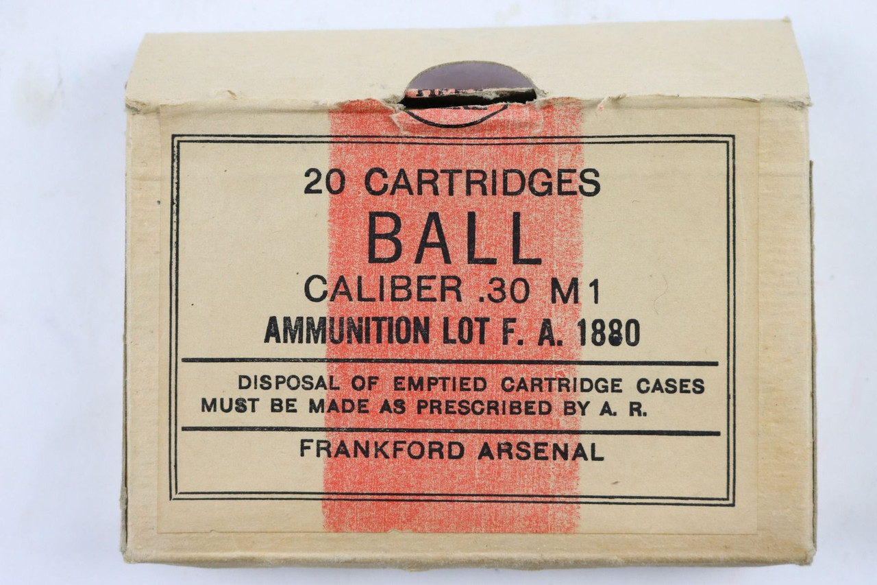 20 Rounds of .30 Cal M1 Ammo - WW2 - 1