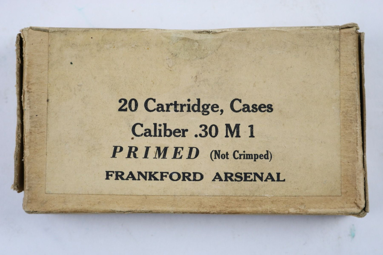 20 Rounds of .30 Caliber M1 Ammo - Primed - 1