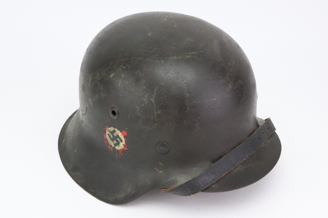 M42 Single Decal Army Helmet with Political Shield