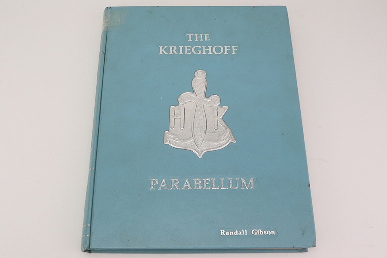 SOLD - "The Krieghoff Parabellum by Randall Gibson" Book - First Edition Signed Copy
