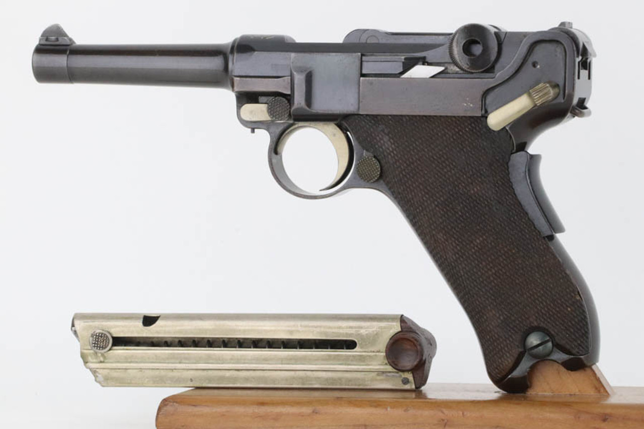 Rare 1902 American Eagle Fat Barrel Luger (22397 - 37470 - RJ)