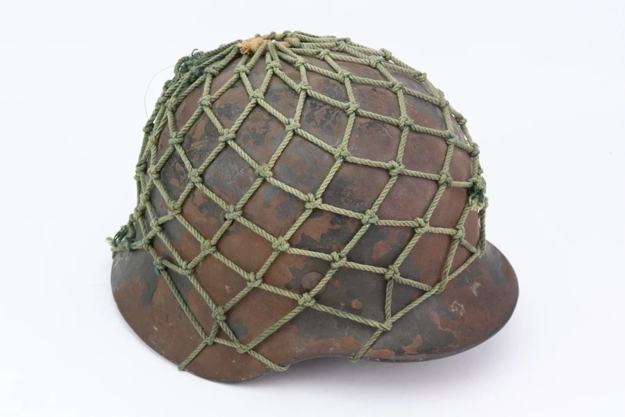 M40 Single Decal Netted Army Helmet