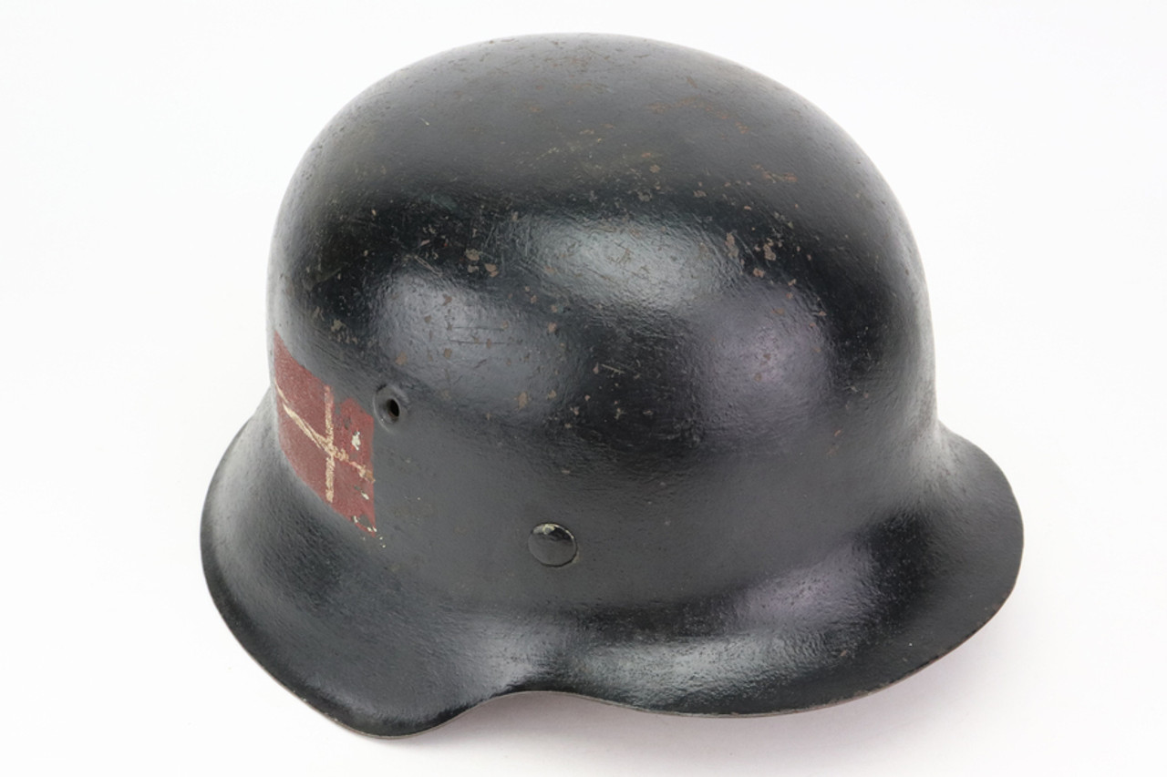 Danish Resistance German M42 Helmet