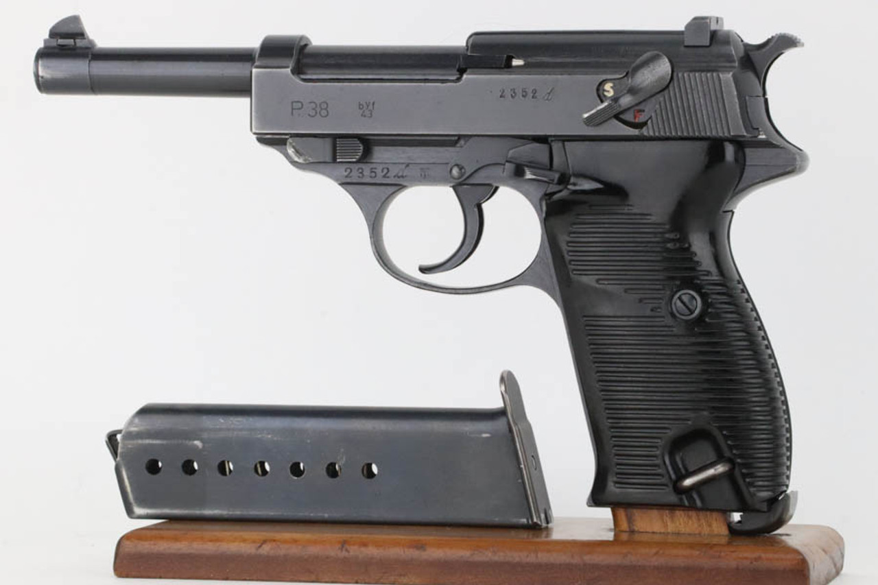 SOLD - Excellent 1943 Mauser P.38 - BYF 43 (2352d - 37626 - RJ)