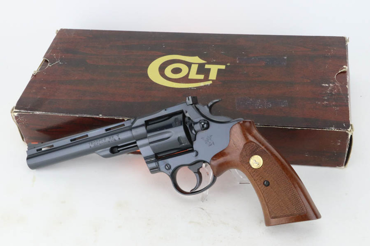 SOLD - ANIB Colt Trooper Mk V Revolver - 1982 Mfg
