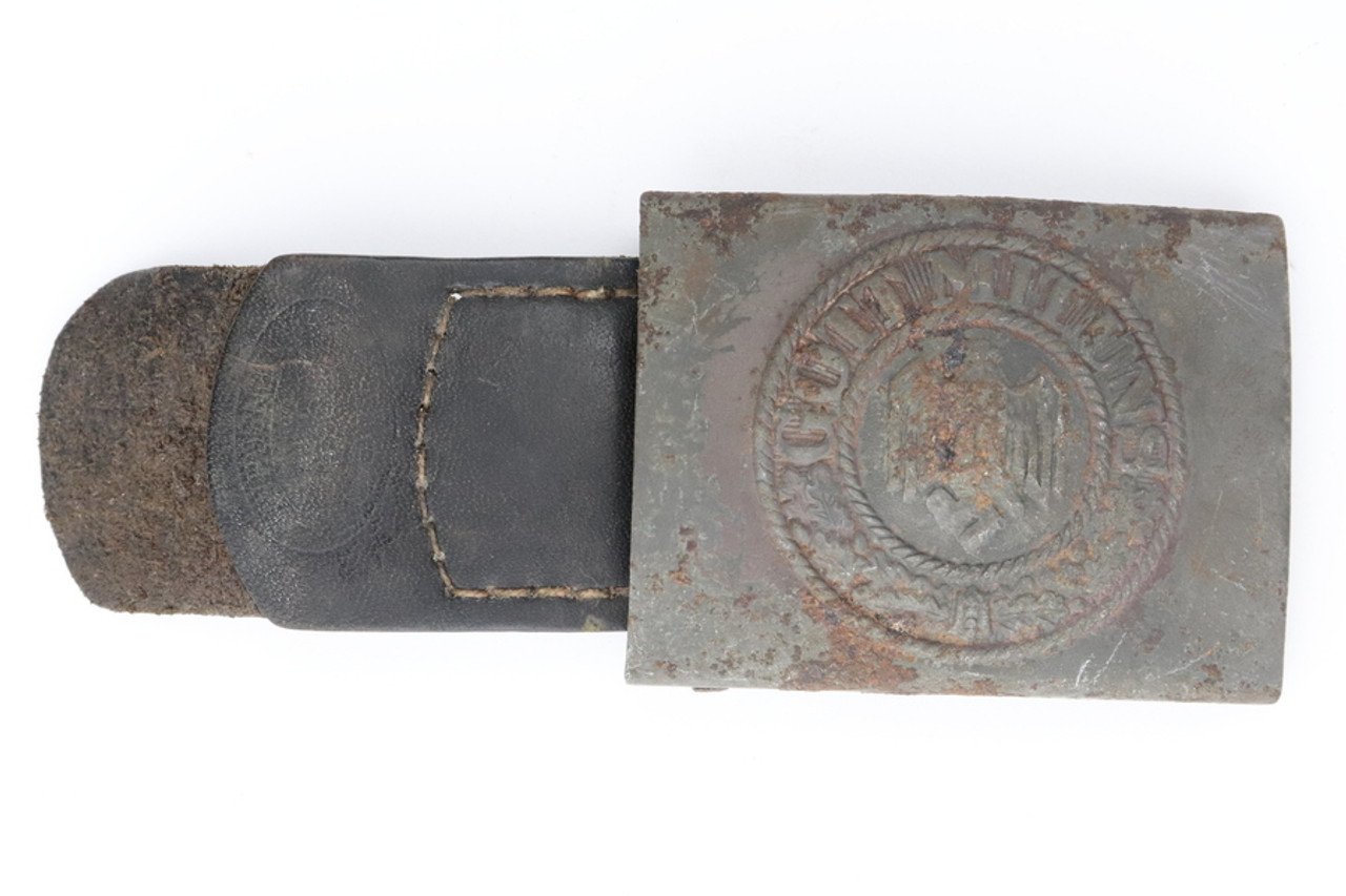 Heer Enlisted Buckle (Field Grey) ESL 1941 with tab