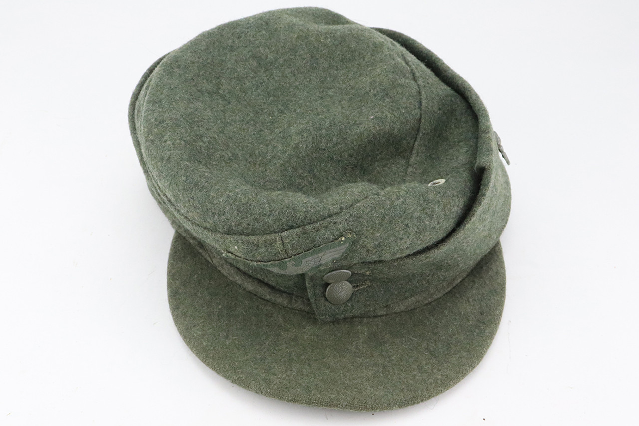 SOLD - Nice German Army M43 Cap with Jager Emblem