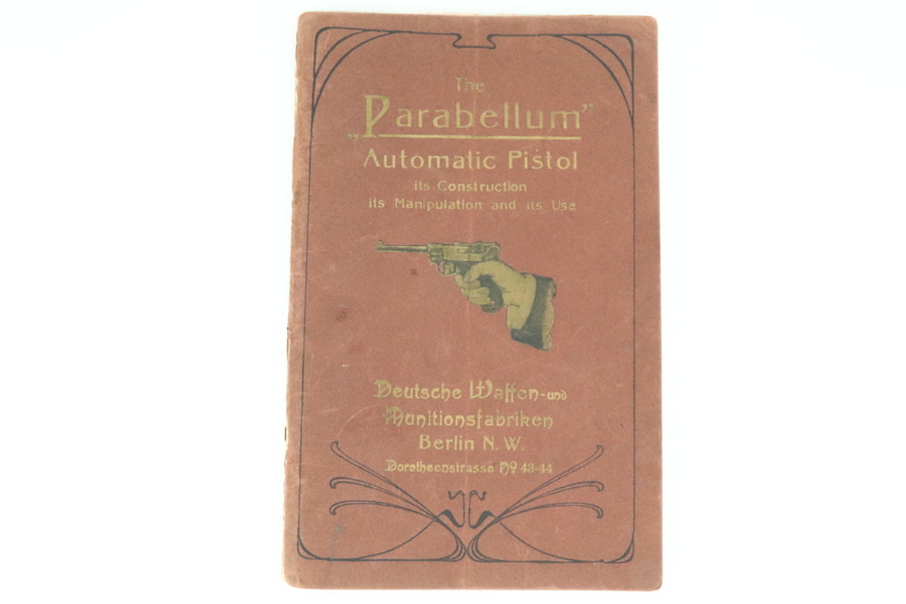 Parabellum Auto Pistol Book