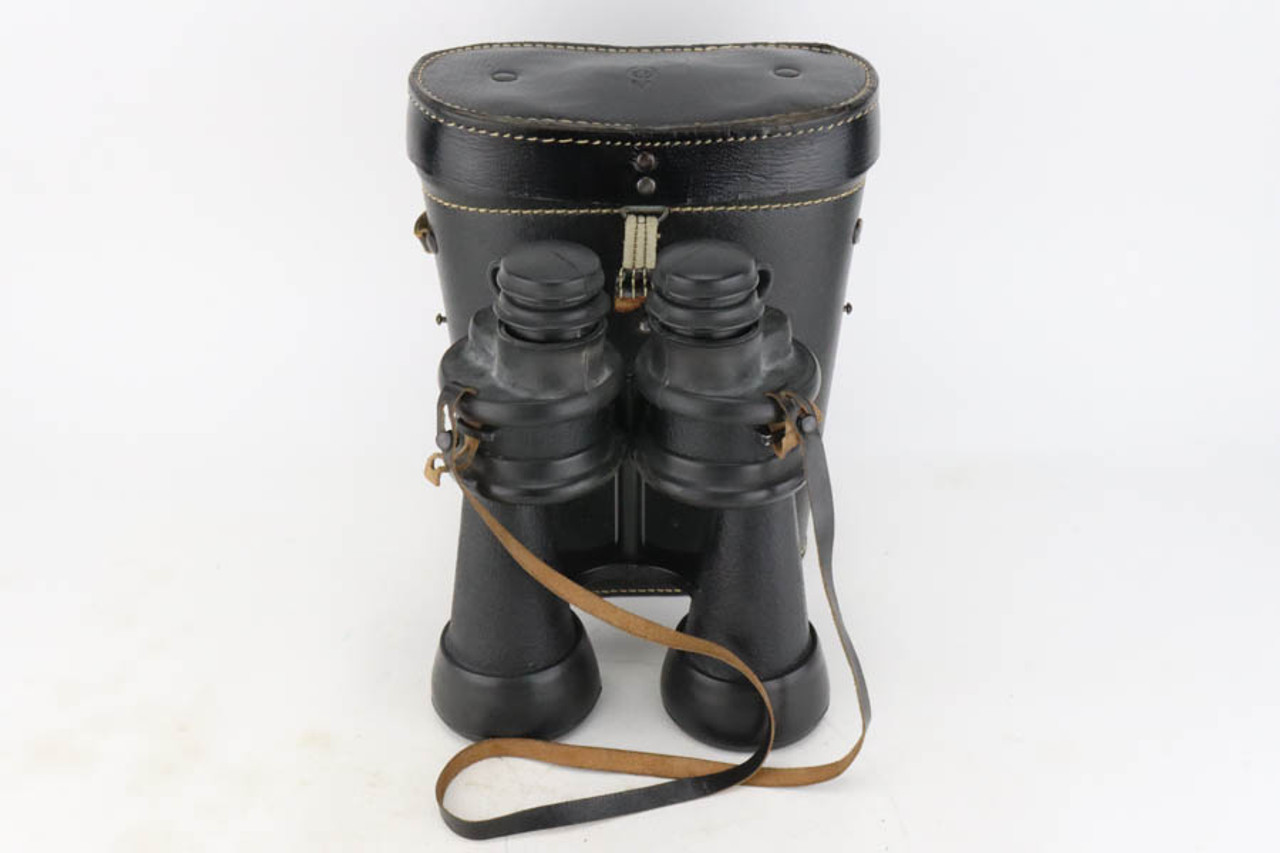 SOLD - beh 7x50 Kriegsmarine Binoculars (453715) with Case