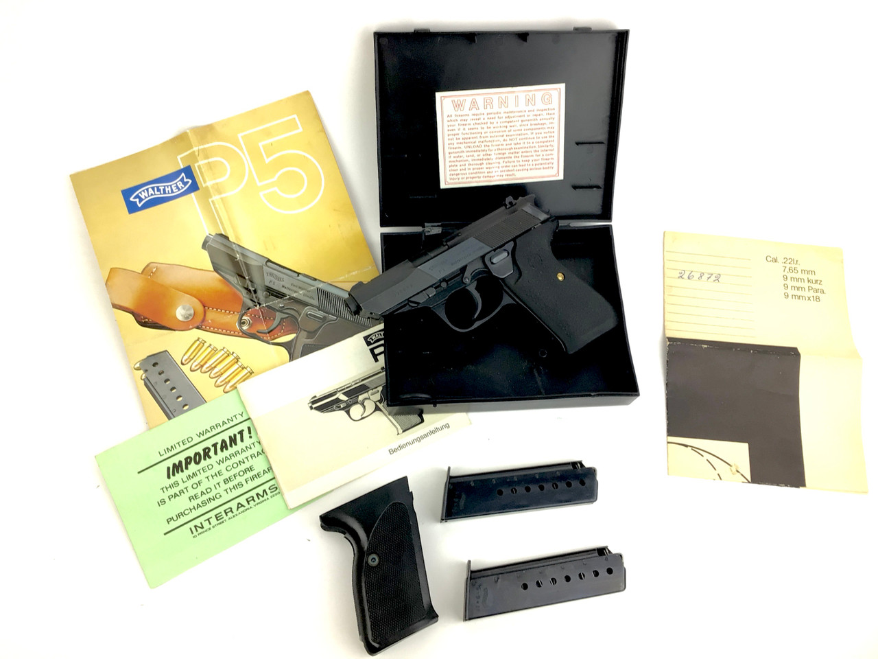 Excellent - Walther P5 Matching Box - Extras - photo 1 of 16