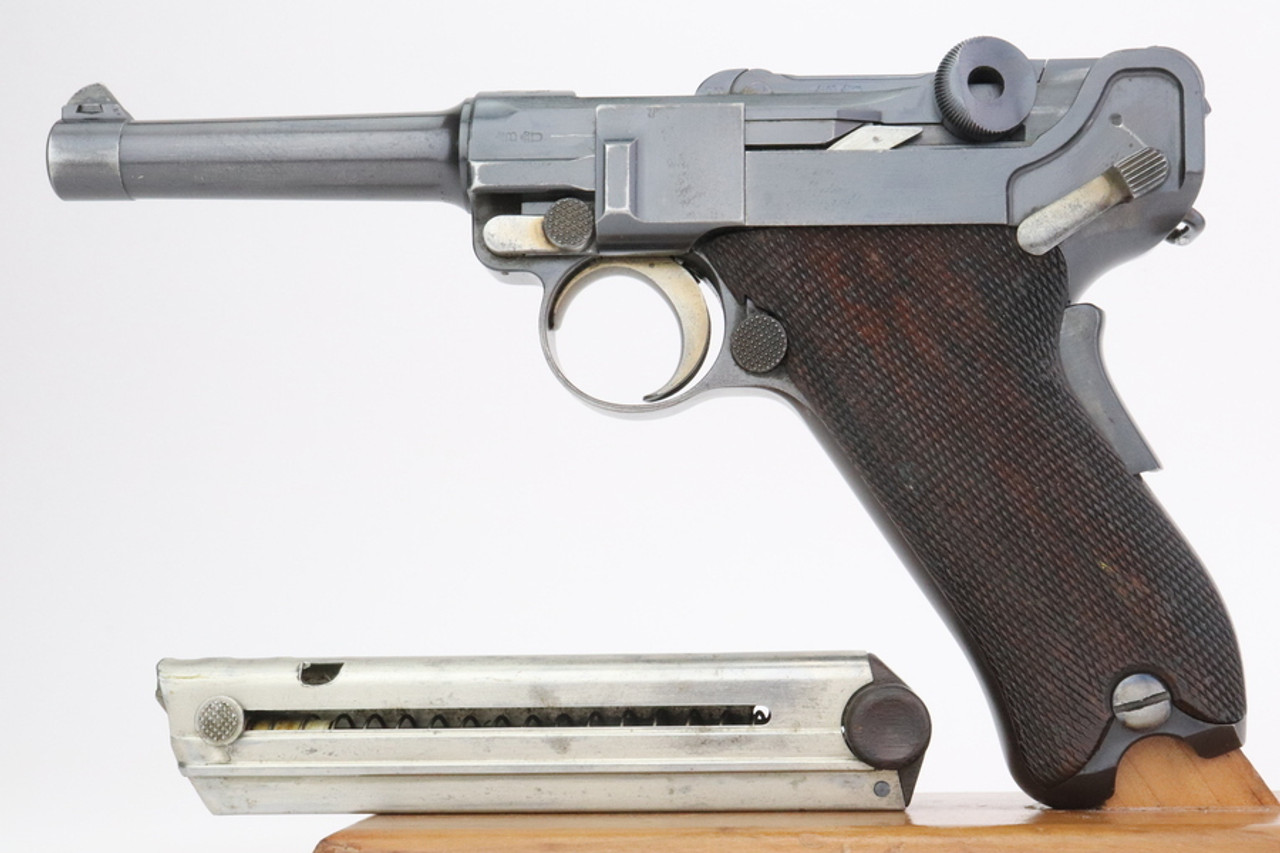 SOLD - Very Rare 1902 American Eagle Fat Barrel Luger