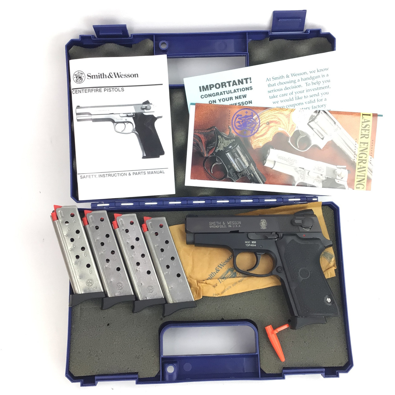 SOLD - ANIB - S&W Model 908 Semi Auto