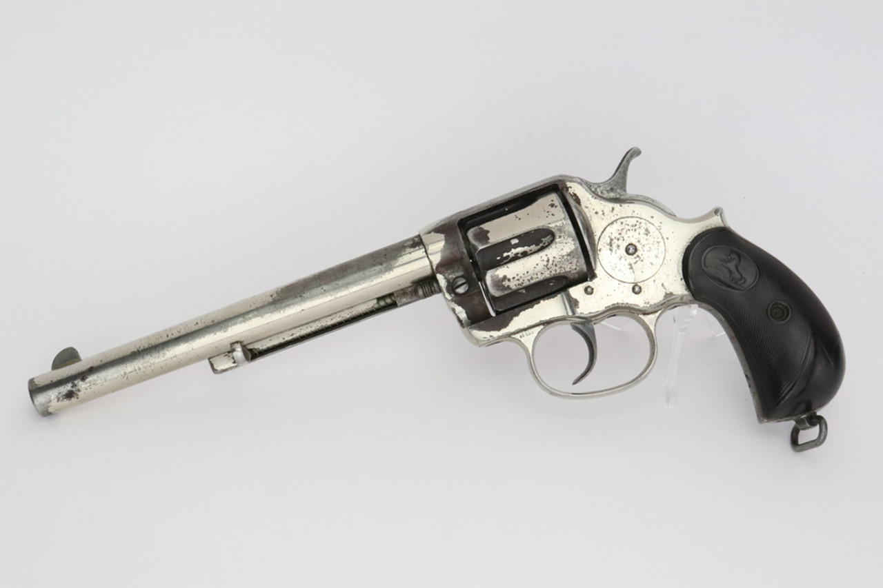 SOLD - Factory-Nickeled Colt Model 1878 Double-Action Revolver - 1881 Mfg