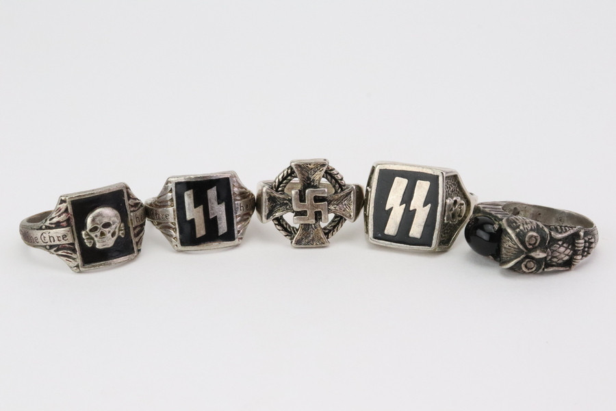 Assortment of Reproduction SS Rings - photo 1 of 21