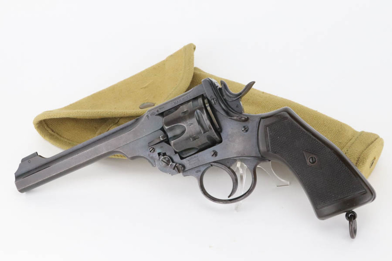 SOLD - 1918 Webley Mark VI Revolver Rig