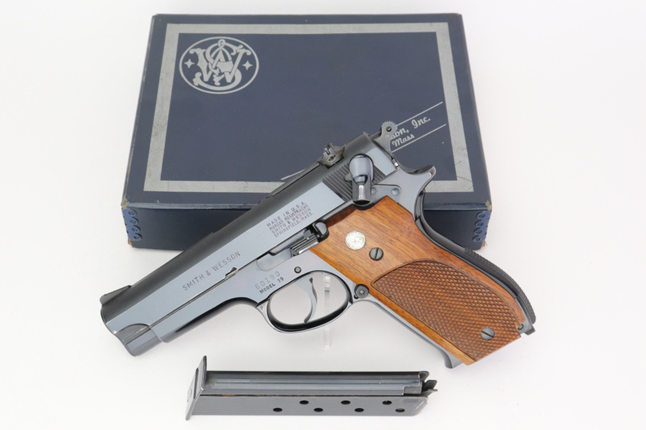 SOLD - Minty, Boxed Smith & Wesson Model 39