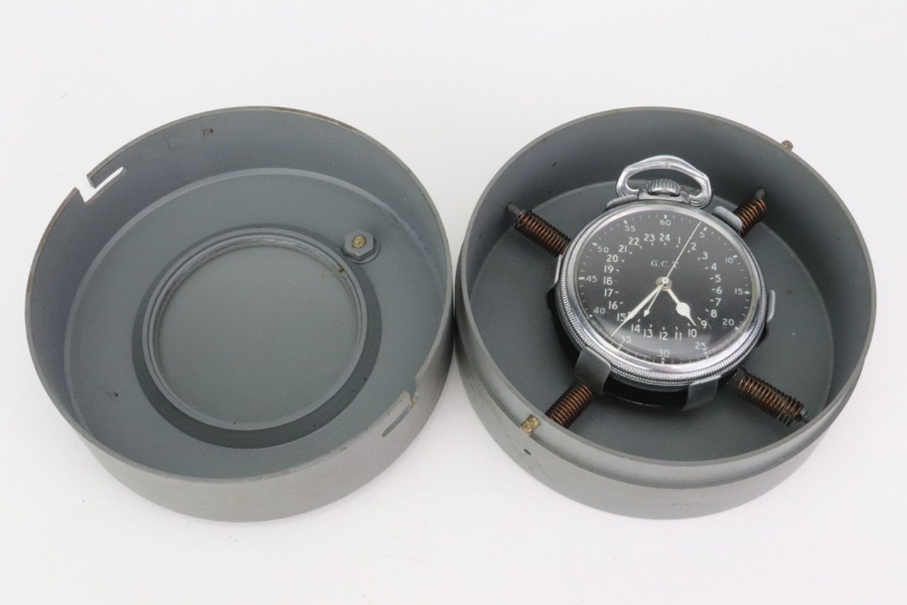 SOLD - Rare US Army Navigation Case Carrying Watch