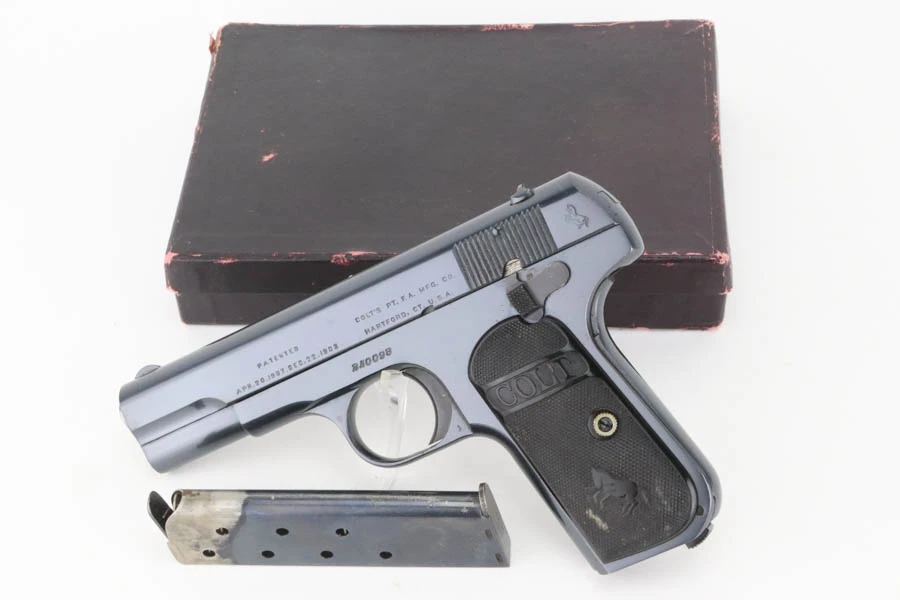 Minty, Boxed Colt Model 1903 Pocket Hammerless - 1917 Mfg - photo 1 of 18